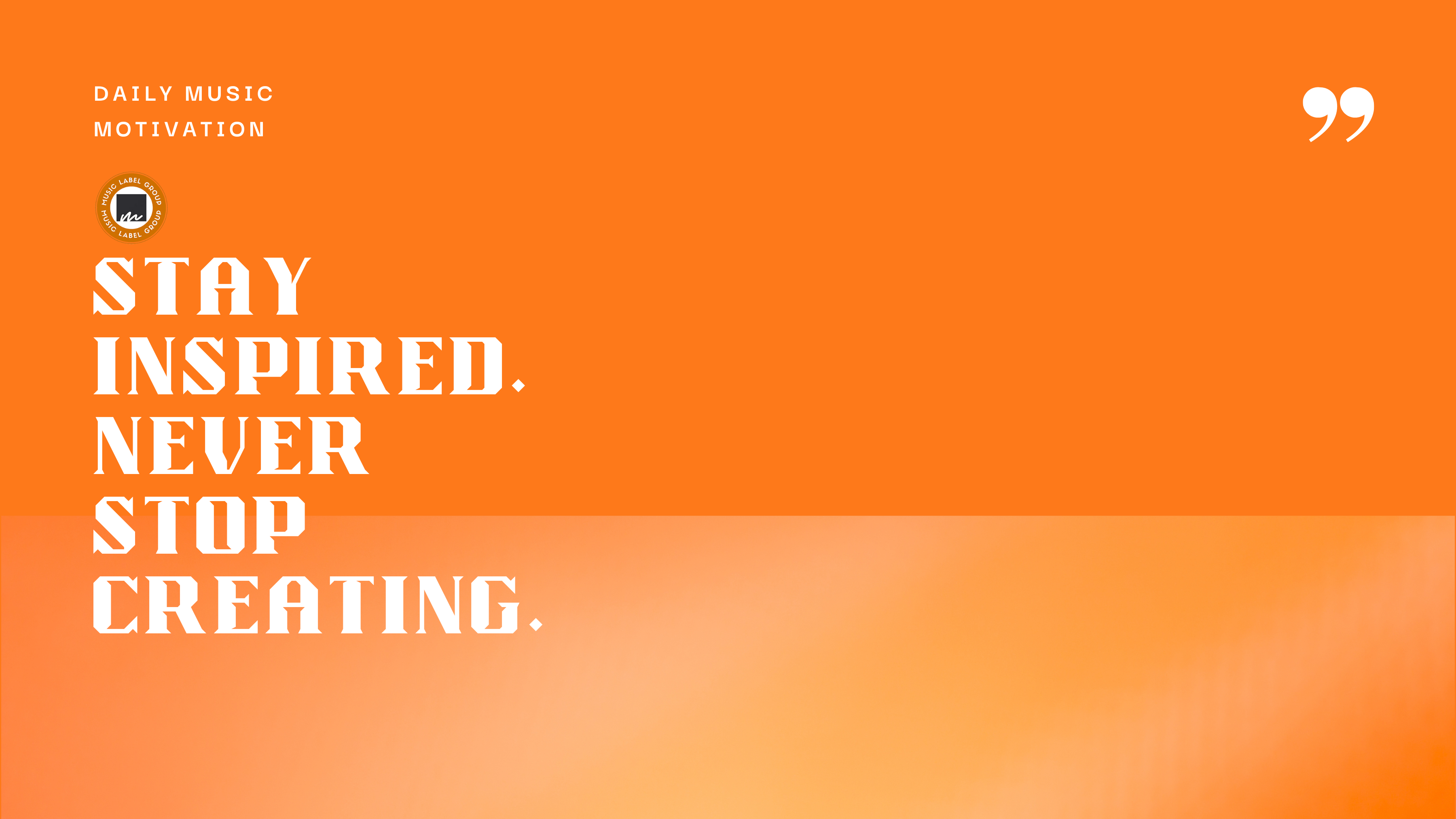 MLG Music Be you Own Label Wallpaper